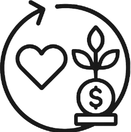 Long-term environmental impact icon